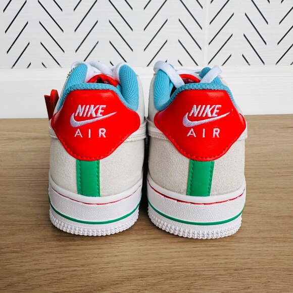🤩Nike AIR FORCE 1 Sz 4Y Grade School LOW LV8 'HOLIDAY COOKIES GS FQ8350-110 New - Picture 12 of 15